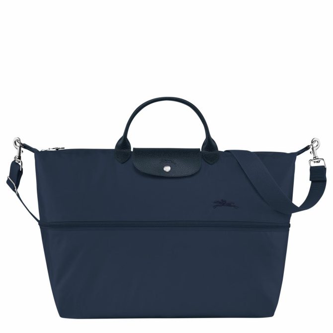 Women/Men Travel Bags | Longchamp Le Pliage Green Travel Bag Expandable Navy