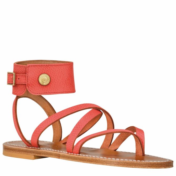 Women Sandals | Longchamp Longchamp X K.Jacques Sandals Strawberry