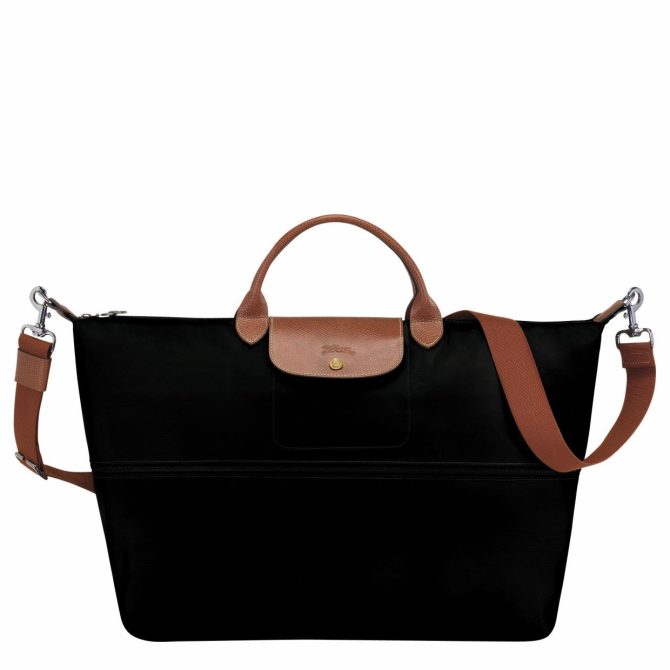 Women/Men Travel Bags | Longchamp Le Pliage Original Travel Bag Expandable Black