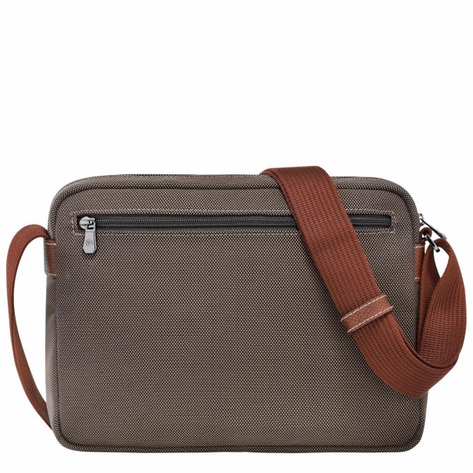 Men Crossbody Bags | Longchamp Boxford M Camera Bag Brown