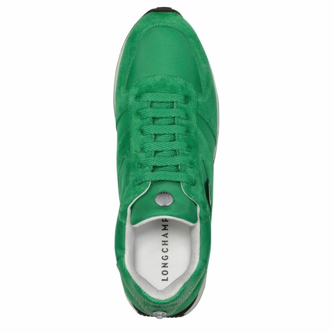 Women Sneakers | Longchamp Le Pliage Green Sneakers Green