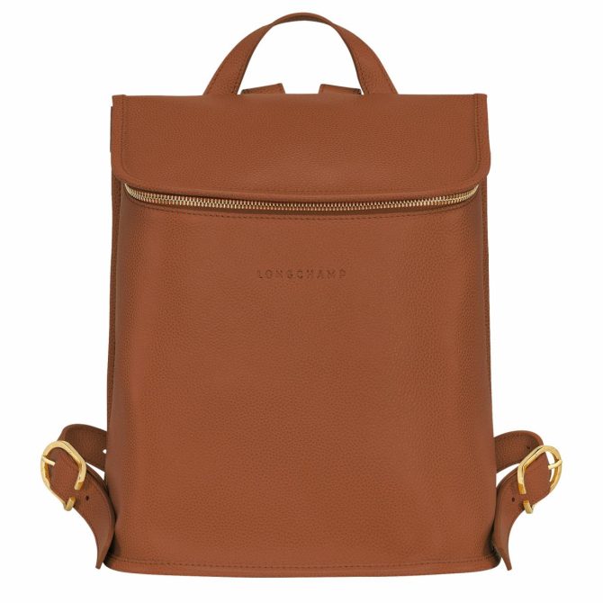 Women Backpacks | Longchamp Le Foulonné Backpack Caramel