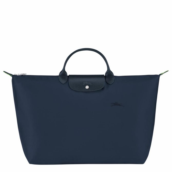 Women/Men Travel Bags | Longchamp Le Pliage Green S Travel Bag Navy