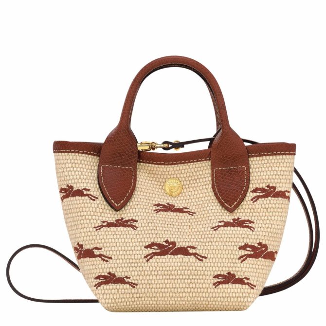 Women Mini Bags | Longchamp Le Panier Pliage XS Basket Brown