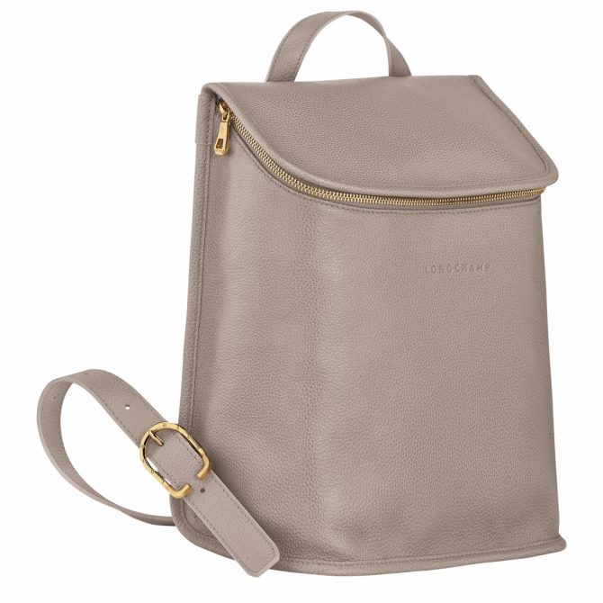 Women Backpacks | Longchamp Le Foulonné Backpack Turtledove