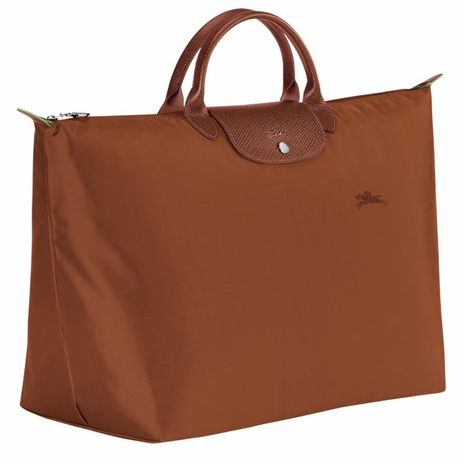 Women/Men Travel Bags | Longchamp Le Pliage Green S Travel Bag Cognac