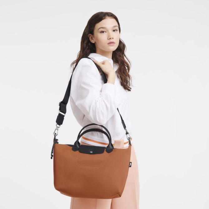 Men/Women Handbags | Longchamp Le Pliage Energy L Handbag Sienna