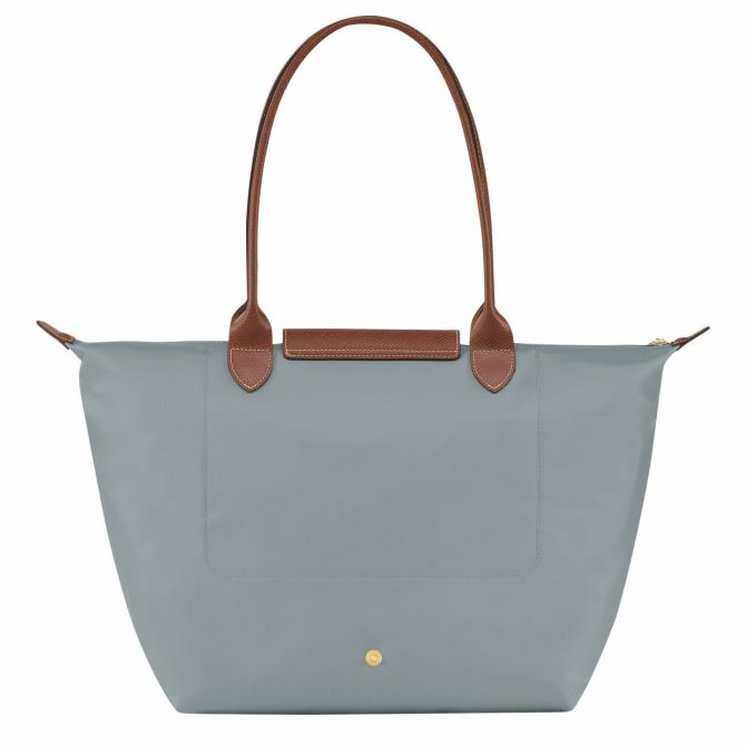 Women Shoulder Bags | Longchamp Le Pliage Original L Tote Bag Steel