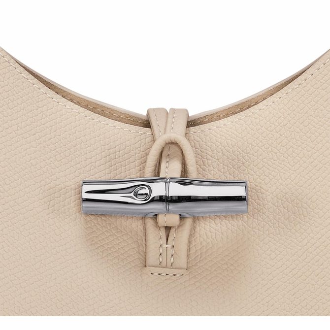 Women Shoulder Bags | Longchamp Le Roseau M Hobo Bag Paper