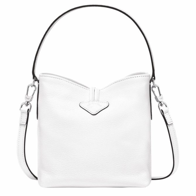 Women Crossbody Bags | Longchamp Le Roseau XS Bucket Bag White