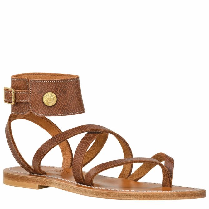 Women Sandals | Longchamp Longchamp X K.Jacques Sandals Brown