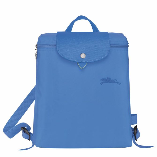 Women/Men Backpacks | Longchamp Le Pliage Green M Backpack Cornflower