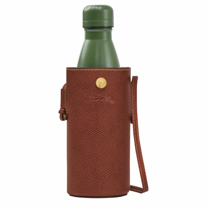 Women/Men Pouches & Cases | Longchamp Épure Bottle Holder Brown