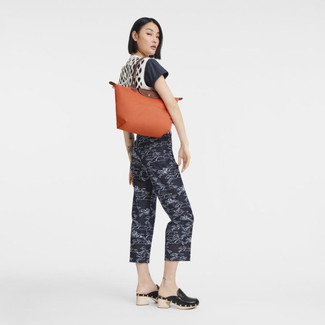 Women Shoulder Bags | Longchamp Le Pliage Original M Tote Bag Orange