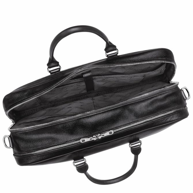 Women/Men Briefcase | Longchamp Le Foulonné L Briefcase Black