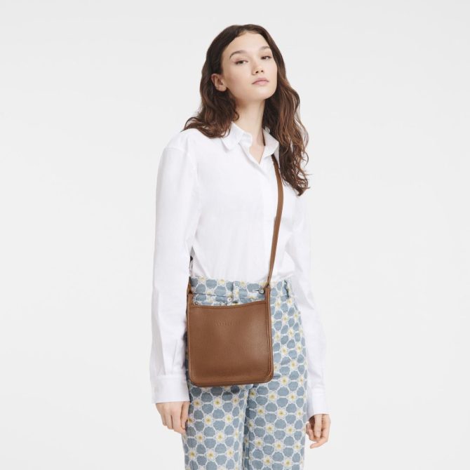 Women Crossbody Bags | Longchamp Le Foulonné S Crossbody Bag Caramel