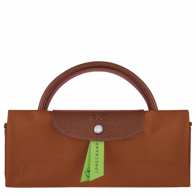 Women/Men Travel Bags | Longchamp Le Pliage Green S Travel Bag Cognac