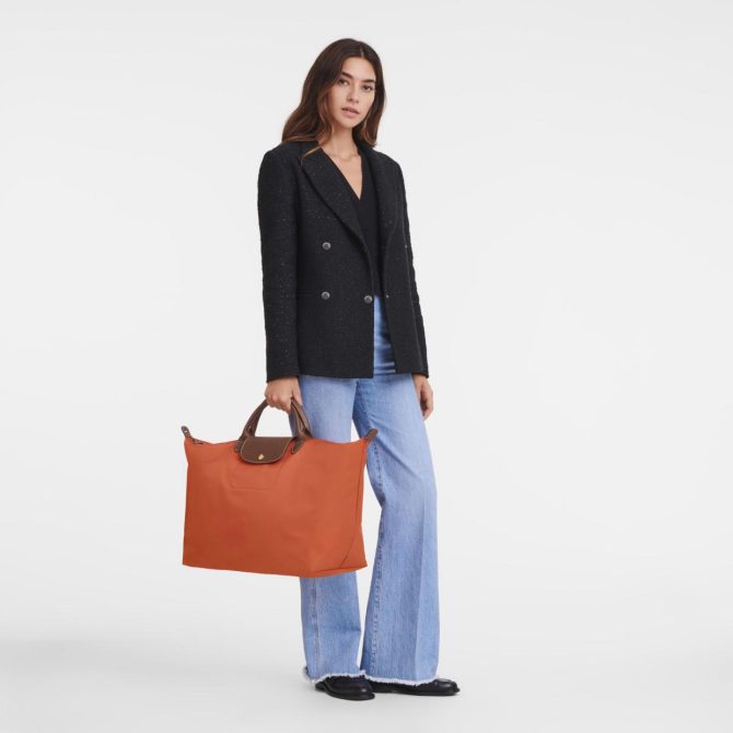 Women/Men Travel Bags | Longchamp Le Pliage Original S Travel Bag Orange