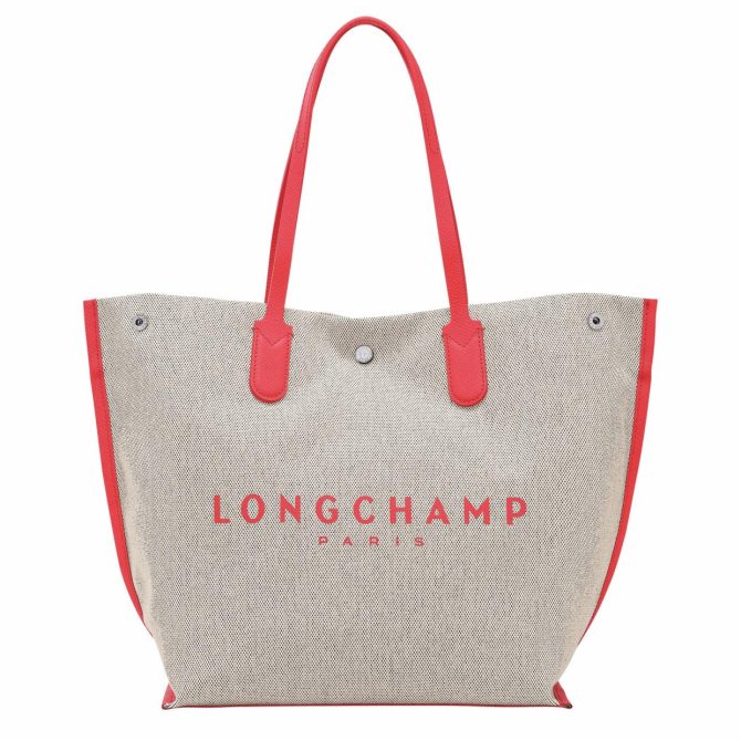 Women Shoulder Bags | Longchamp Essential L Tote Bag Strawberry