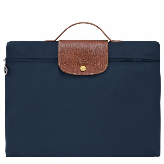 Women/Men Briefcase | Longchamp Le Pliage Original S Briefcase Navy