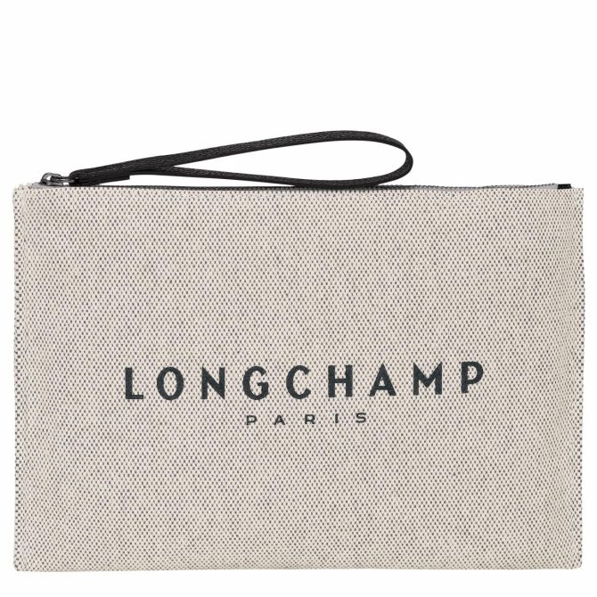 Women/Men Pouches & Cases | Longchamp Essential Pouch Ecru