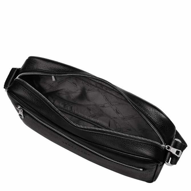 Men Crossbody Bags | Longchamp Le Foulonné M Camera Bag Black