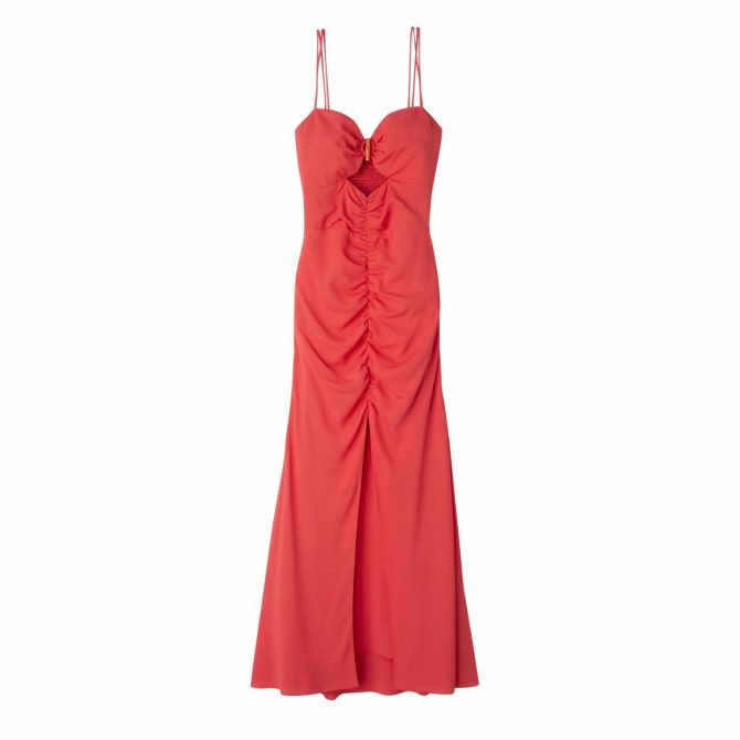 Women Dresses & Skirts | Longchamp Midi Dress Strawberry