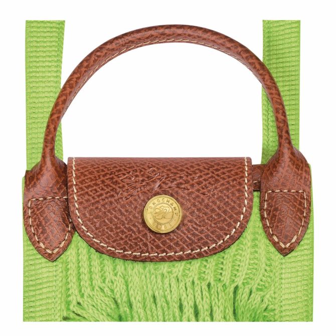 Women Crossbody Bags | Longchamp Le Pliage Filet XS Mesh Bag Green Light