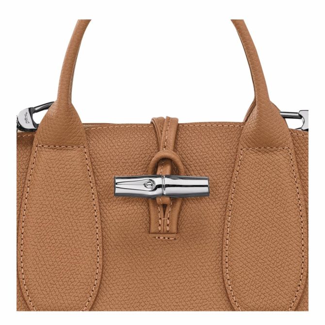 Women Handbags | Longchamp Le Roseau S Handbag Natural