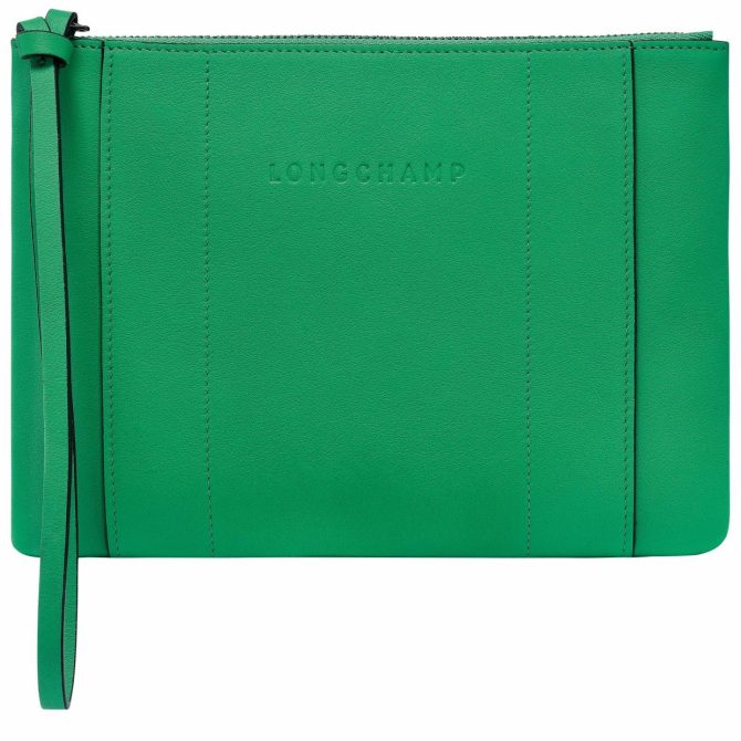 Women/Men Pouches & Cases | Longchamp Longchamp 3D Pouch Green