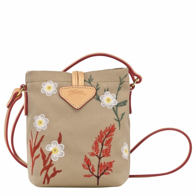 Women Crossbody Bags | Longchamp Le Roseau XS Crossbody Bag Oat