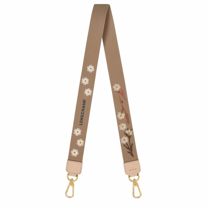 Women Shoulder Straps | Longchamp Le Roseau Essential Shoulder Strap Hazelnut