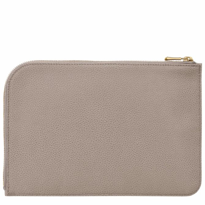 Women Pouches & Cases | Longchamp Le Foulonné Pouch Turtledove