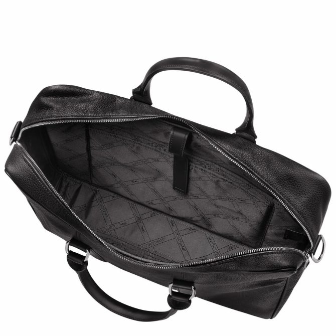 Women/Men Briefcase | Longchamp Le Foulonné M Briefcase Black