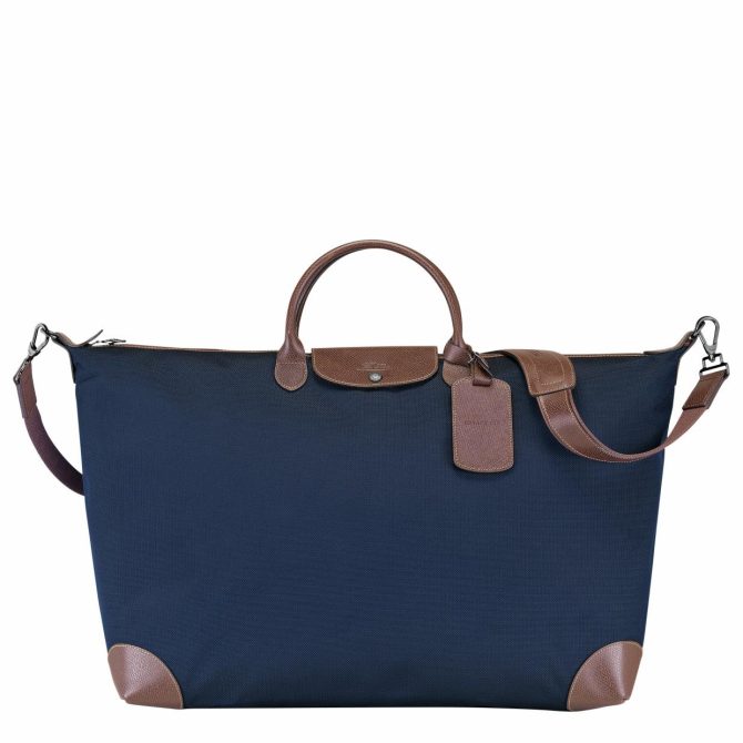 Women/Men Travel Bags | Longchamp Boxford M Travel Bag Blue