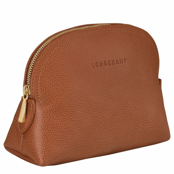 Women/Men Pouches & Cases | Longchamp Le Foulonné Pouch Caramel