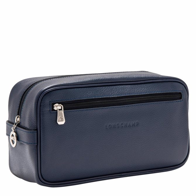 Women/Men Toiletry Bags | Longchamp Le Foulonné Toiletry Case Navy