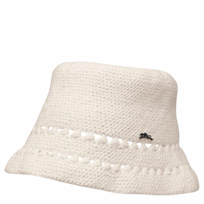 Women Caps & Hats | Longchamp Hat Ecru