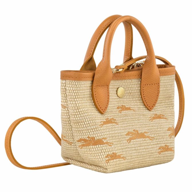 Women Handbags | Longchamp Le Panier Pliage XS Basket Apricot