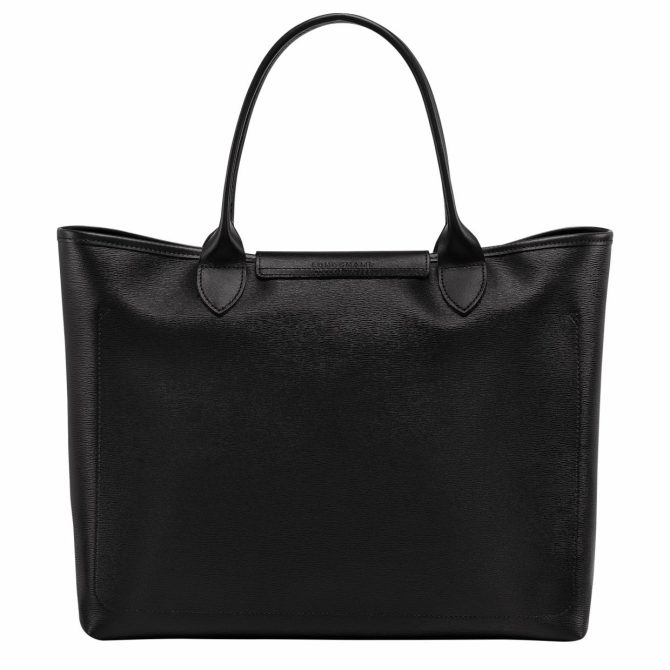 Women Handbags | Longchamp Le Pliage City L Tote Bag Black