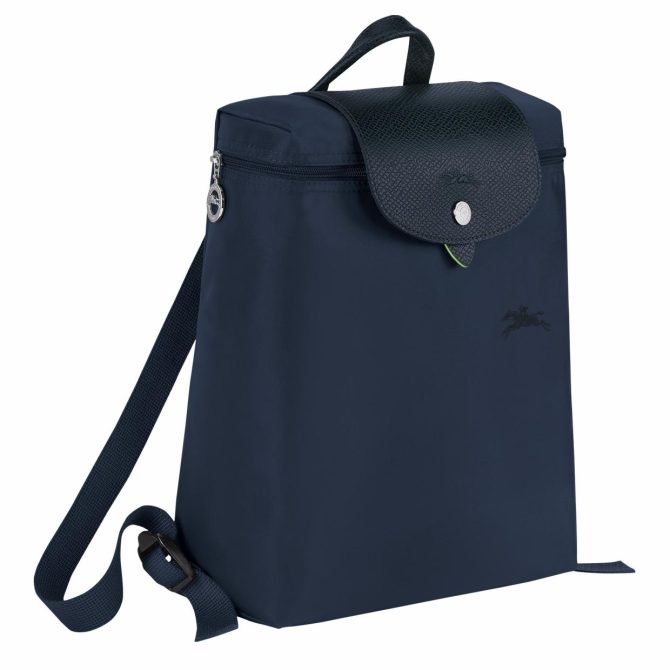 Women/Men Backpacks | Longchamp Le Pliage Green M Backpack Navy