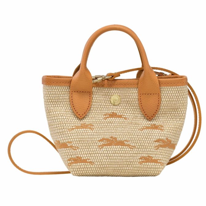 Women Handbags | Longchamp Le Panier Pliage XS Basket Apricot