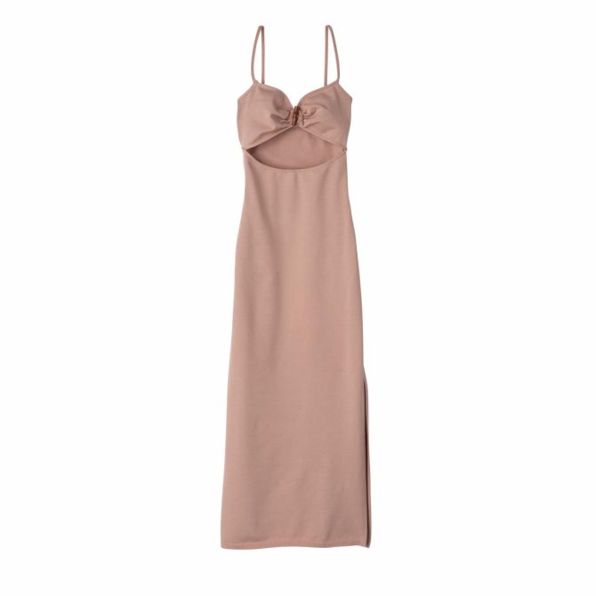 Women Dresses & Skirts | Longchamp Midi Dress Nude