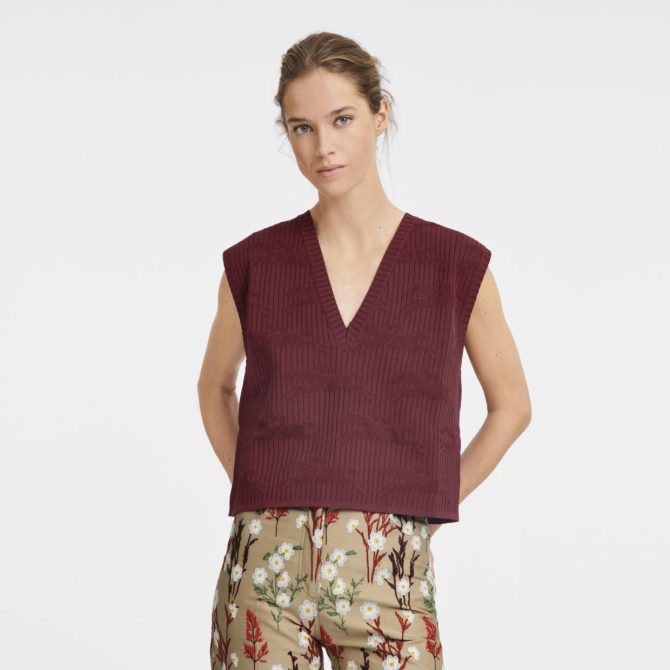 Women Knitwear | Longchamp Sleeveless Sweater Sienna