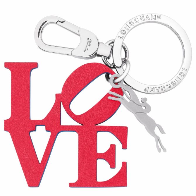 Women/Men Key Rings | Longchamp Longchamp X Robert Indiana Key Rings Red