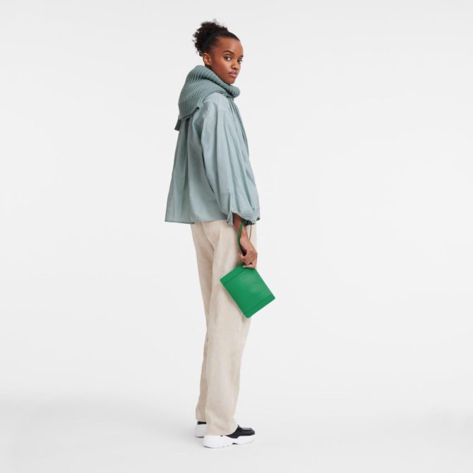 Women/Men Pouches & Cases | Longchamp Longchamp 3D Pouch Green