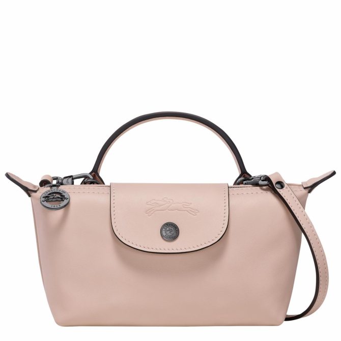 Women Clutches | Longchamp Le Pliage Xtra XS Pouch Nude