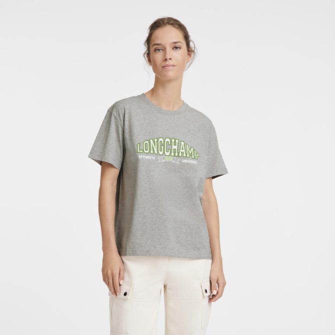 Women Tops & Blouses | Longchamp T-shirt Grey