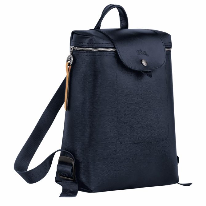 Women/Men Backpacks | Longchamp Le Pliage City M Backpack Navy