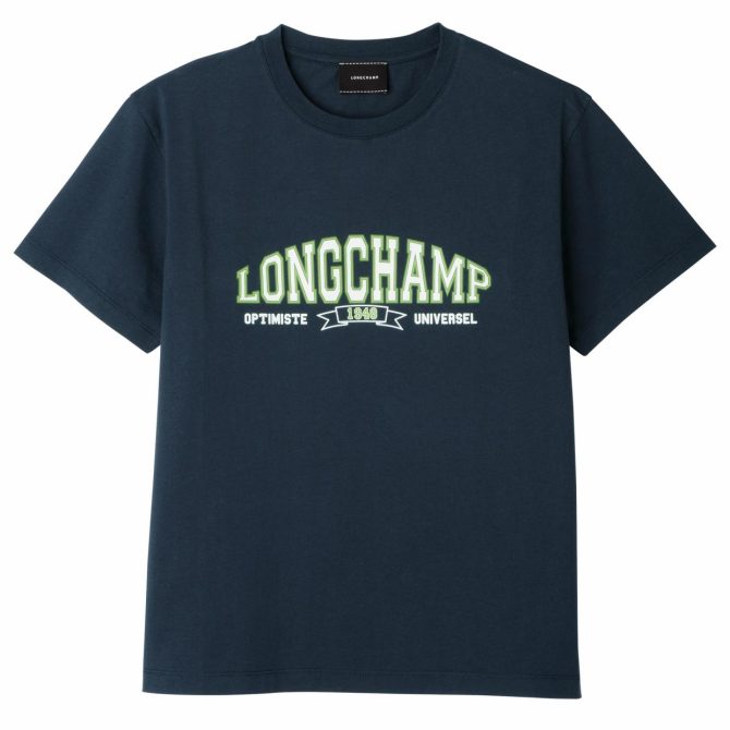 Women Tops & Blouses | Longchamp T-shirt Navy